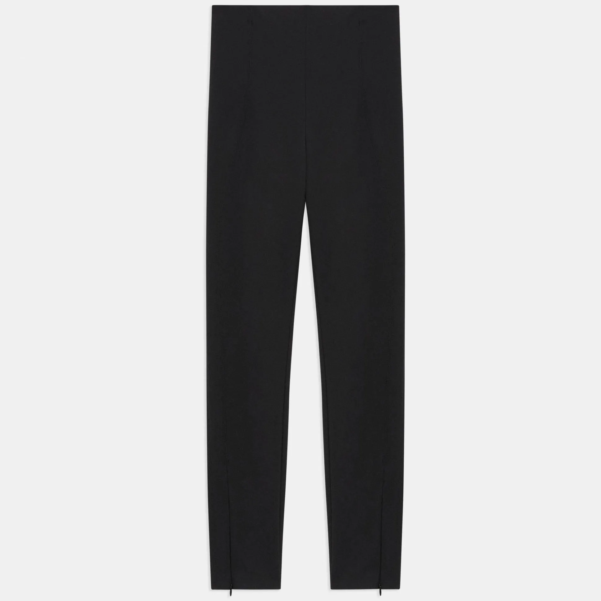 Theory Seamed Slit Legging In Precision Ponte-Women Pants