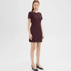 Theory Sheath Dress In Good Wool-Women Suits|Dresses