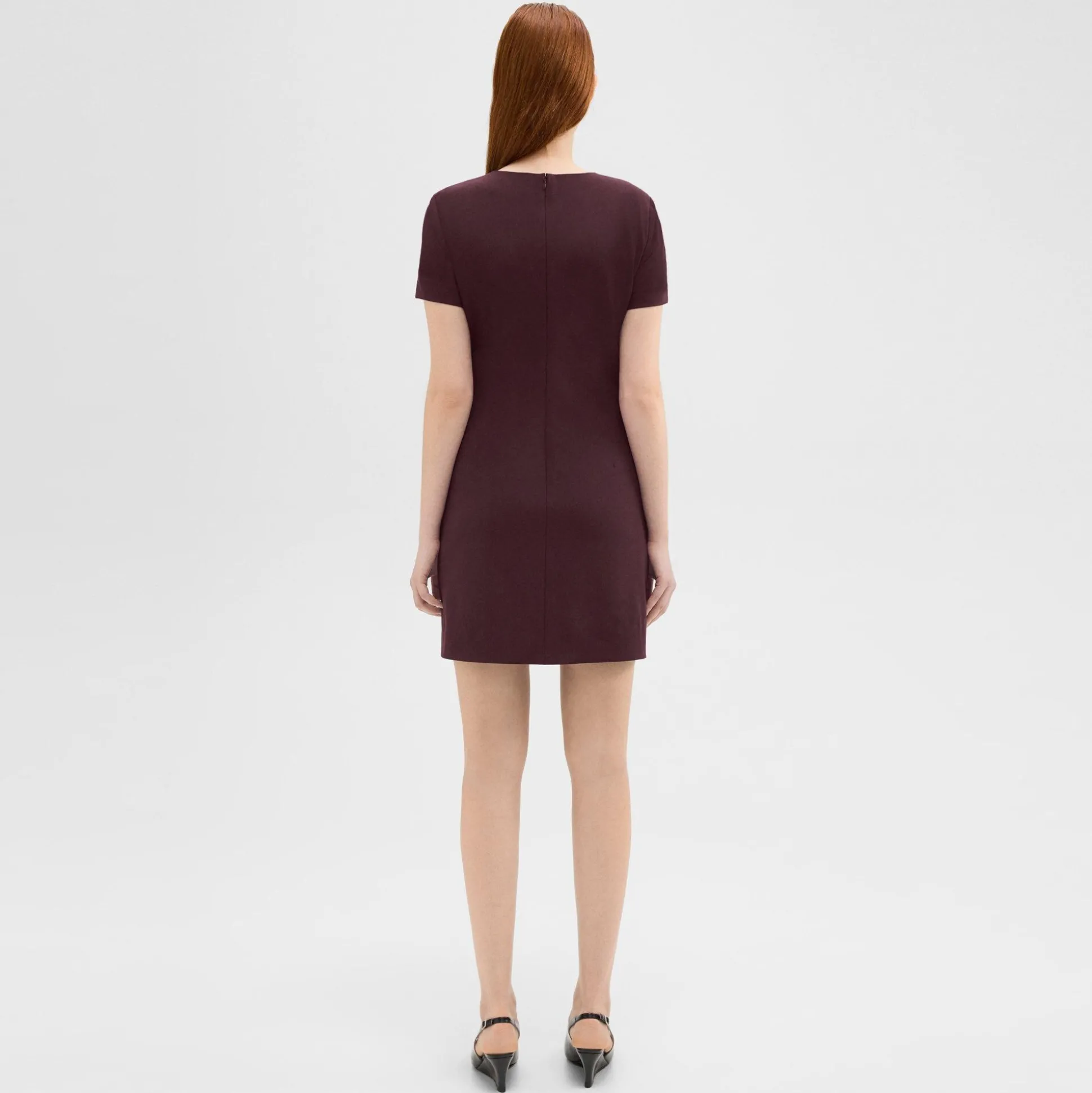 Theory Sheath Dress In Good Wool-Women Suits|Dresses