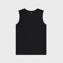 Theory Shell Top In Silk Georgette-Women Tops