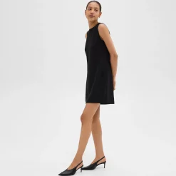 Theory Shift Dress In Admiral Crepe-Women Dresses|Suits