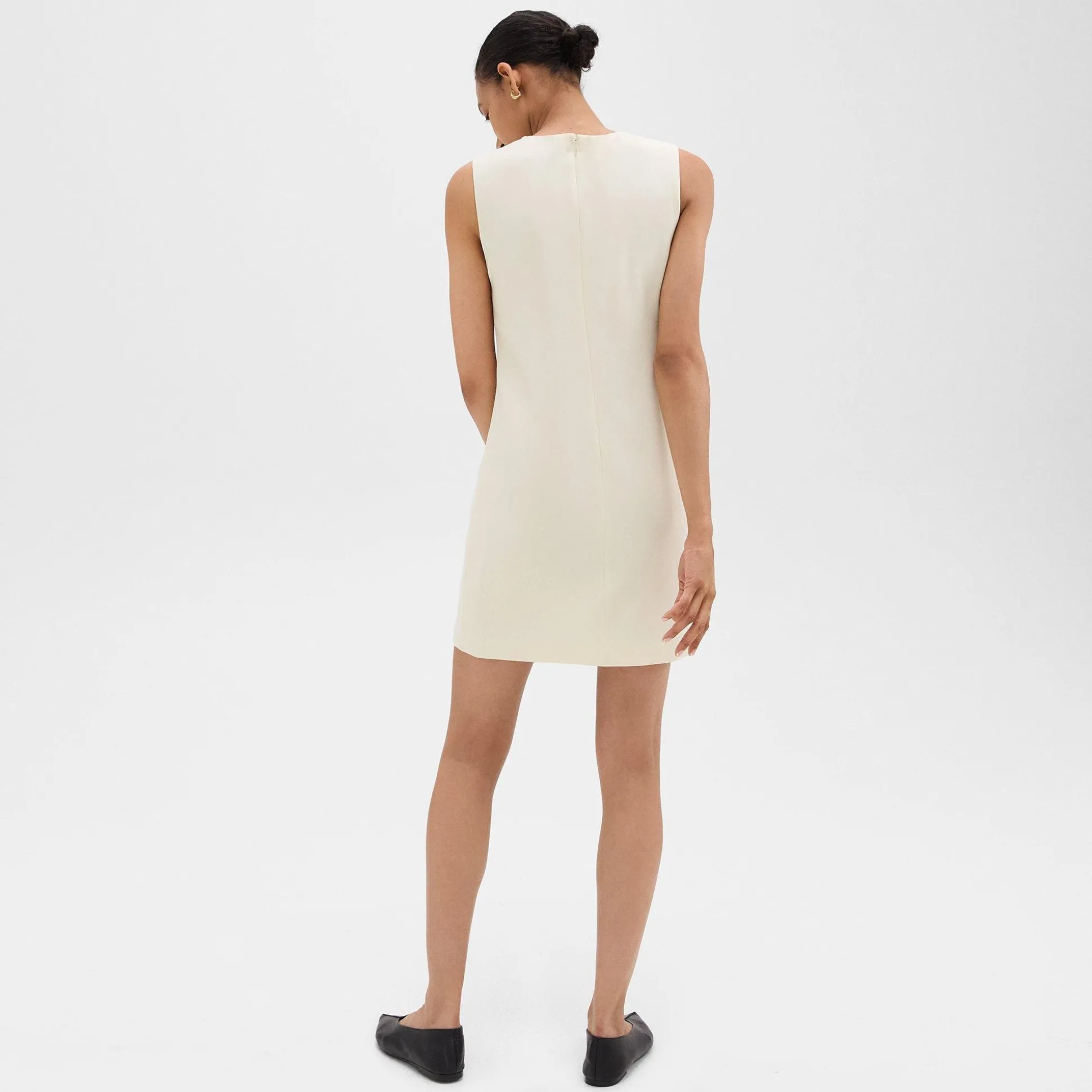 Theory Shift Dress In Admiral Crepe-Women Suits|Dresses