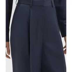 Theory Single-Pleat Pant In Viscose Twill-Women Suits|Pants