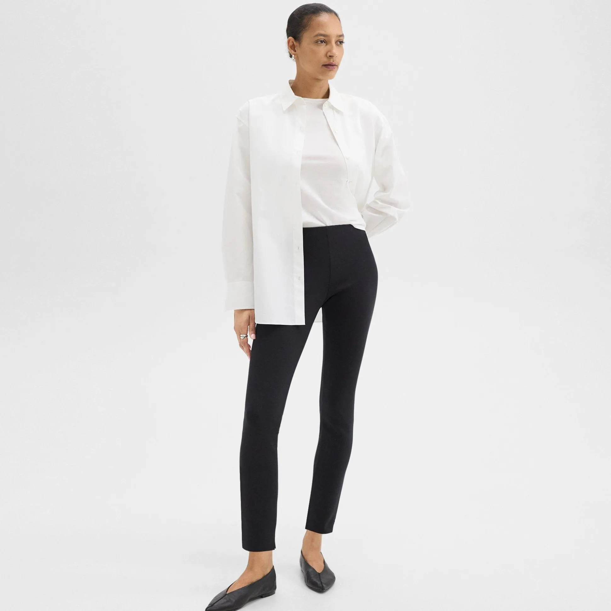 Theory Skinny Legging In Scuba-Women Pants