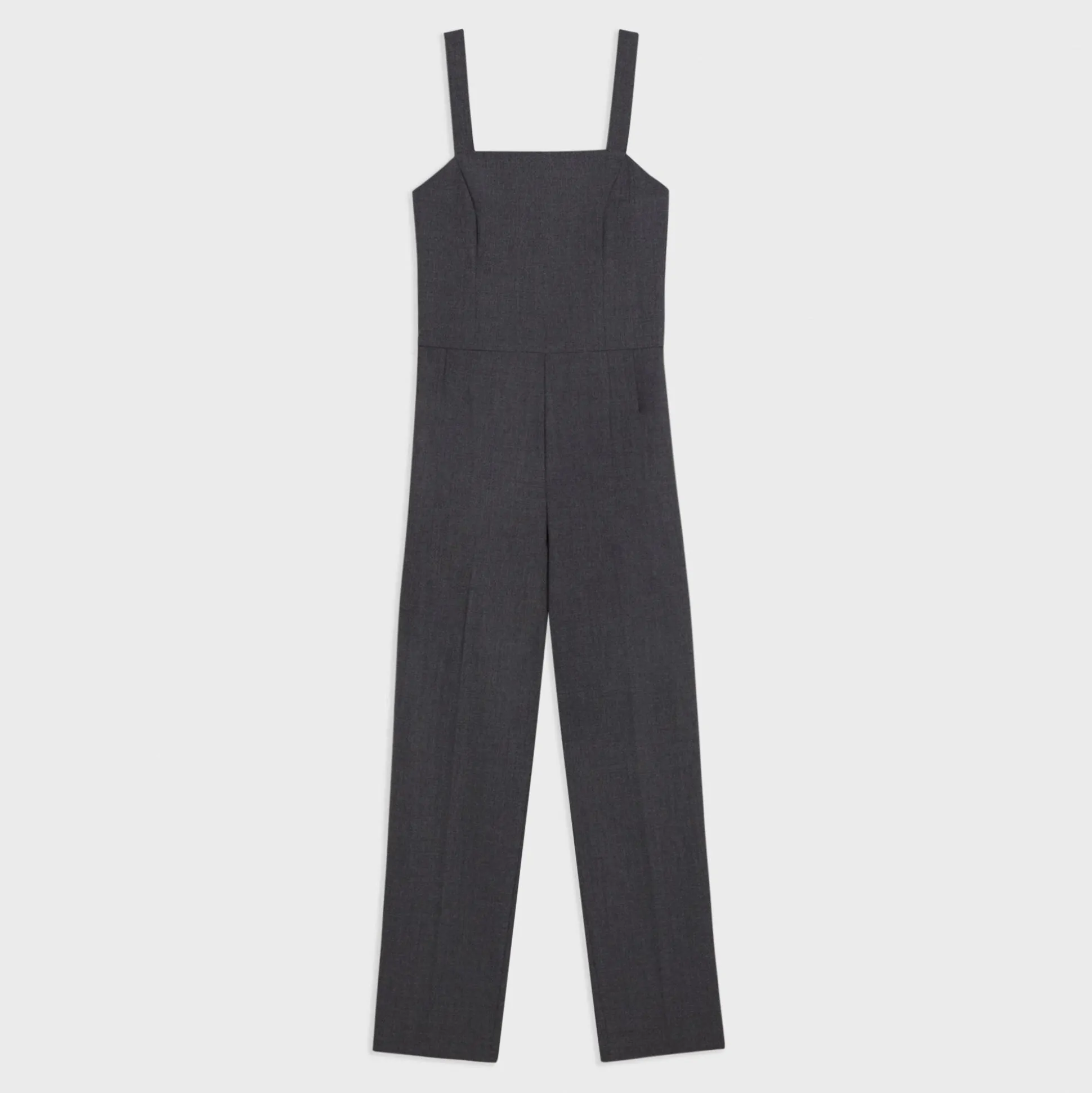 Theory Sleeveless Jumpsuit In Good Wool-Women Suits|Pants