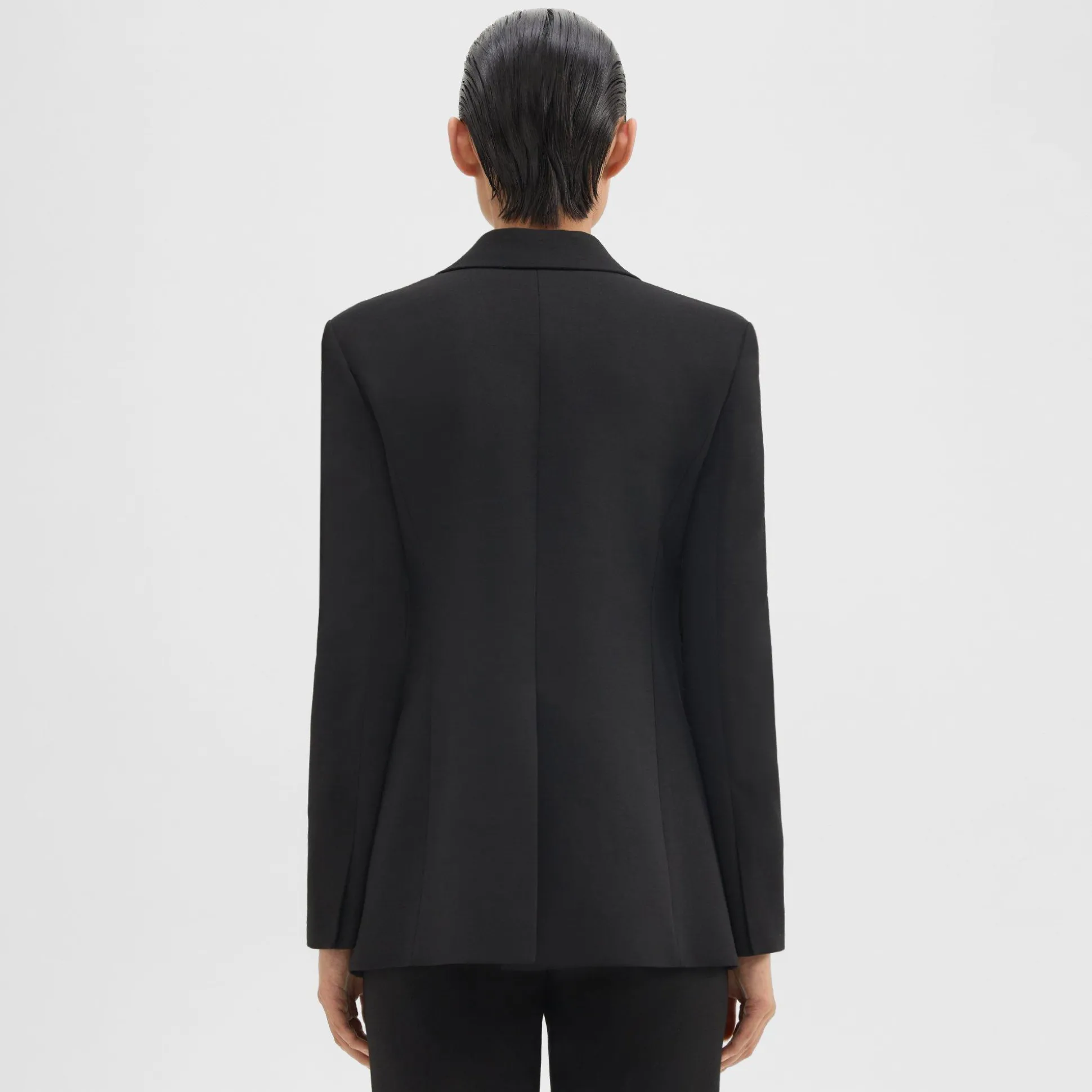 Theory Slim Blazer In Double Weave-Women Suits|Blazers + Jackets
