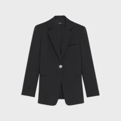 Theory Slim Blazer In Double Weave-Women Suits|Blazers + Jackets