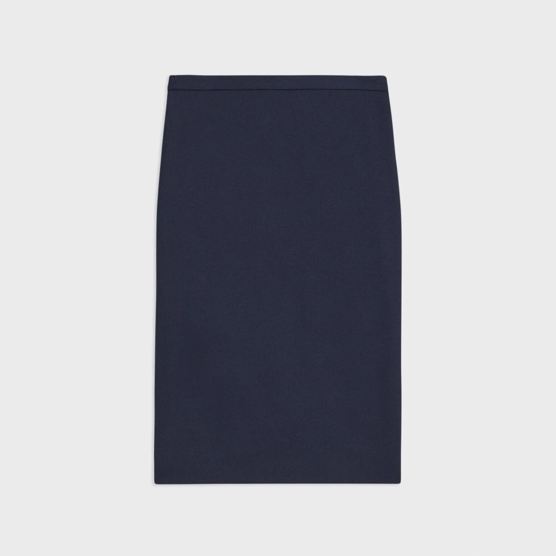 Theory Slim Pencil Skirt In Good Wool-Women Skirts