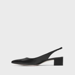 Theory Slingback Pump In Leather-Women Shoes