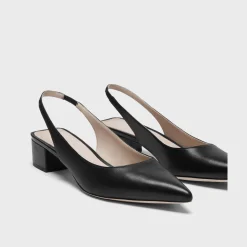 Theory Slingback Pump In Leather-Women Shoes