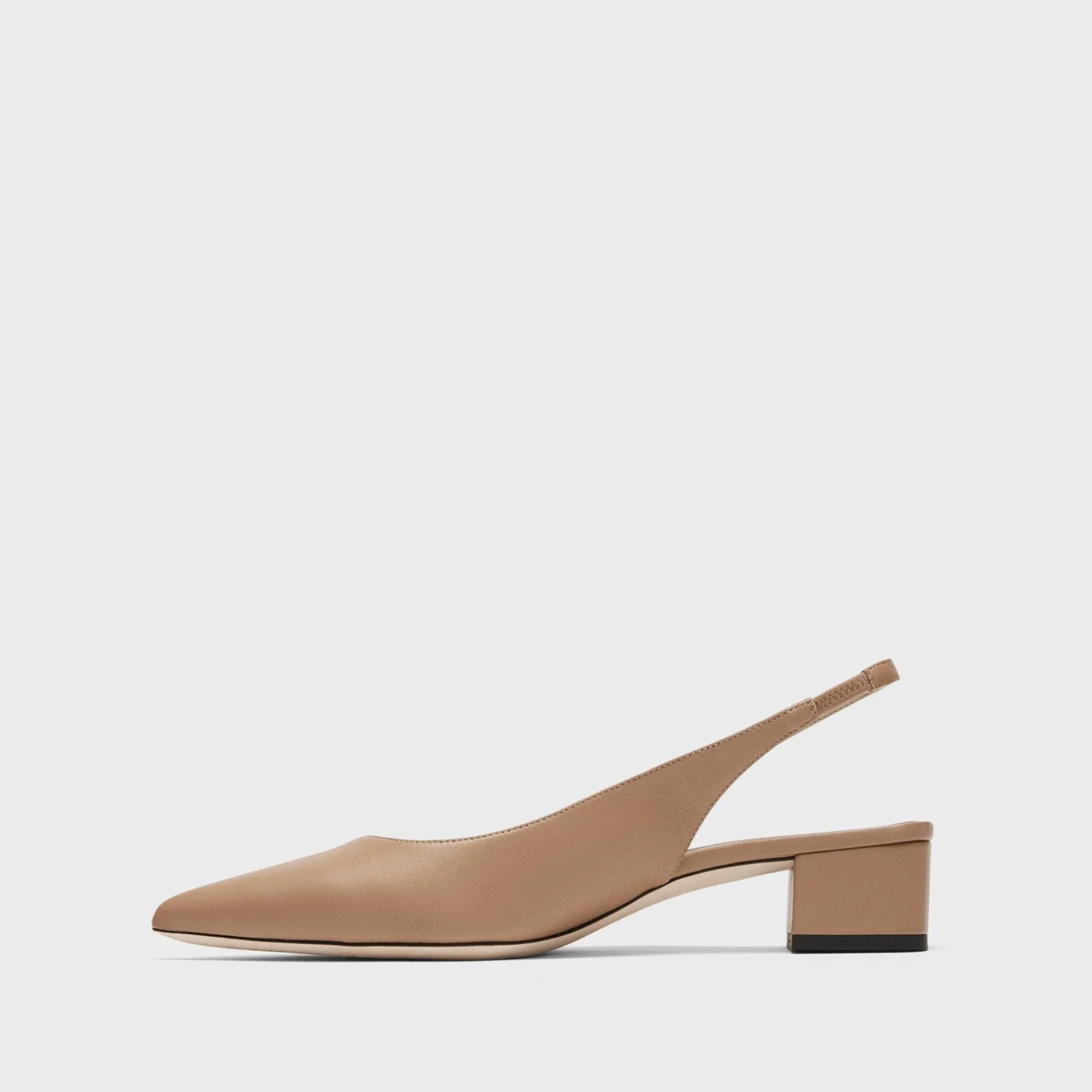 Theory Slingback Pump In Leather-Women Shoes