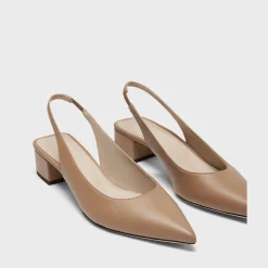Theory Slingback Pump In Leather-Women Shoes