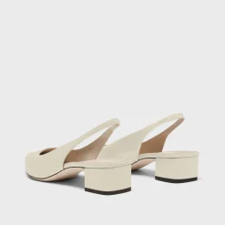 Theory Slingback Pump In Leather-Women Shoes