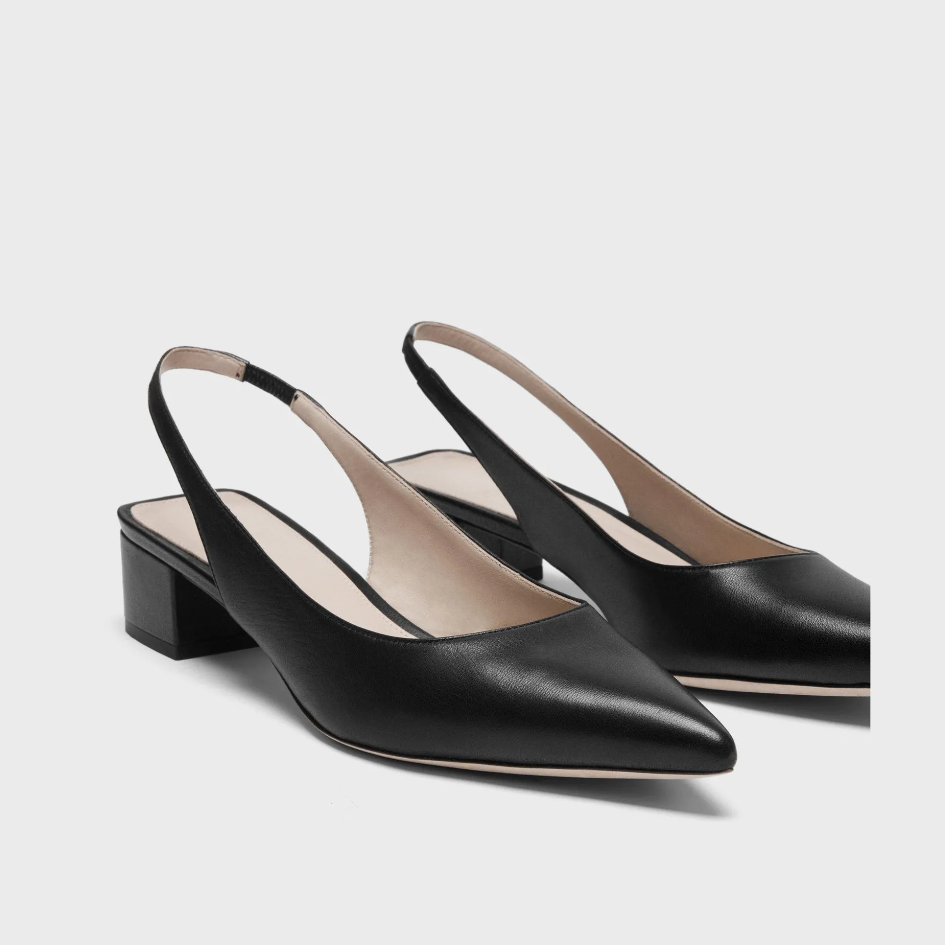 Theory Slingback Pump In Leather-Women Shoes