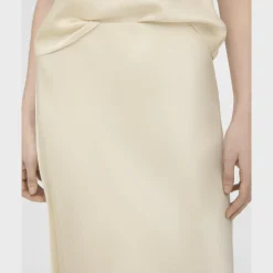 Theory Slip Skirt In Satin-Women Skirts
