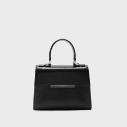Theory Small Top Handle Bag In Leather-Women Bags