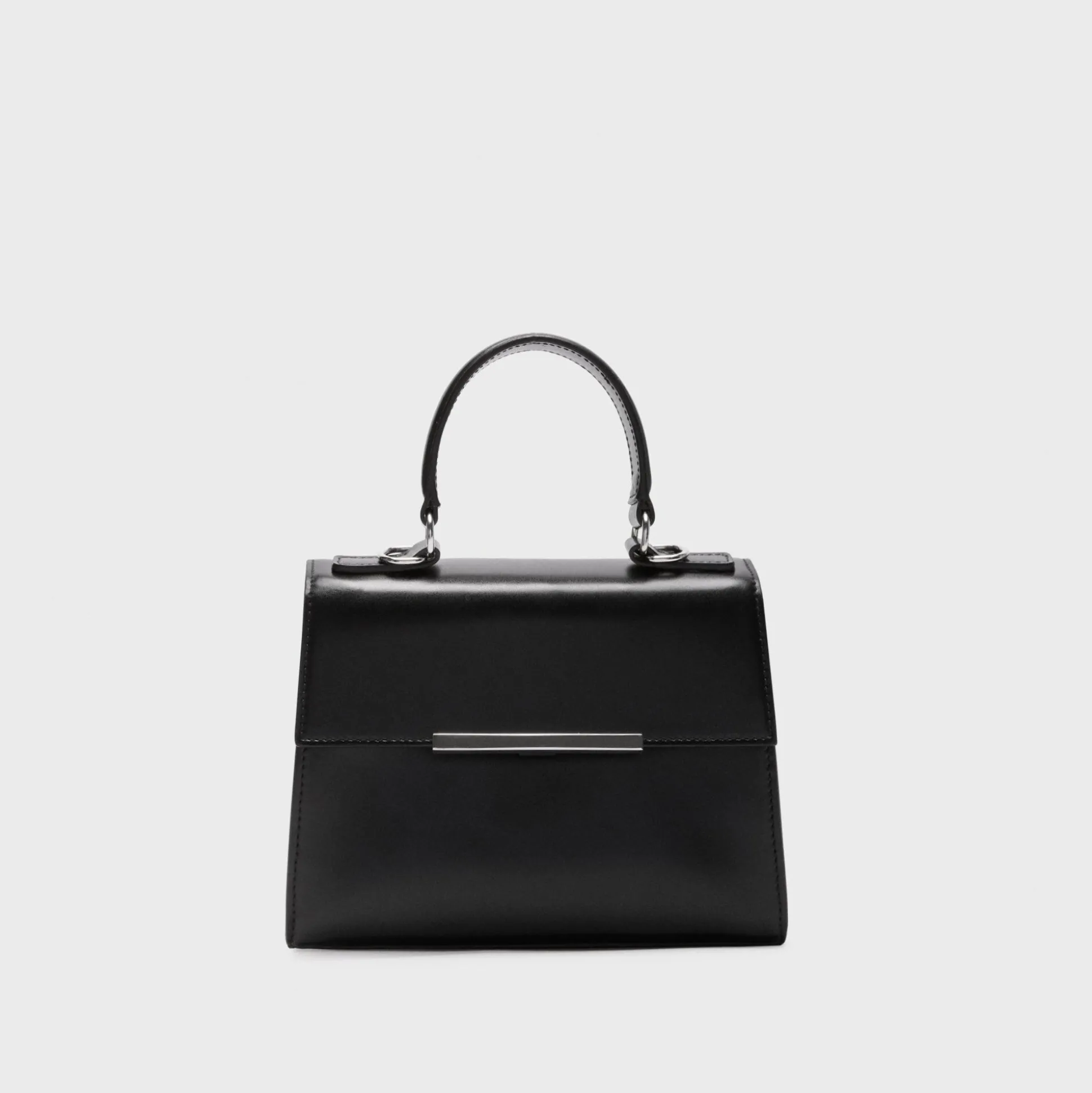 Theory Small Top Handle Bag In Leather-Women Bags