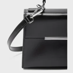 Theory Small Top Handle Bag In Leather-Women Bags