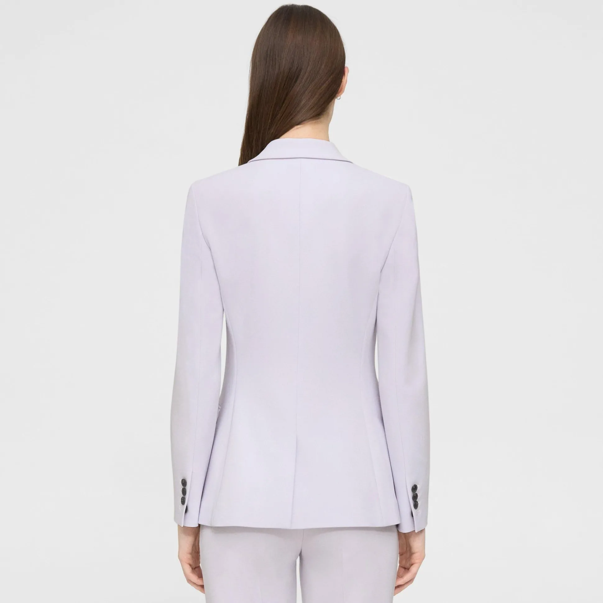 Theory Staple Blazer In Admiral Crepe-Women Blazers + Jackets