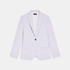 Theory Staple Blazer In Admiral Crepe-Women Blazers + Jackets