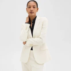 Theory Staple Blazer In Admiral Crepe-Women Suits|Blazers + Jackets