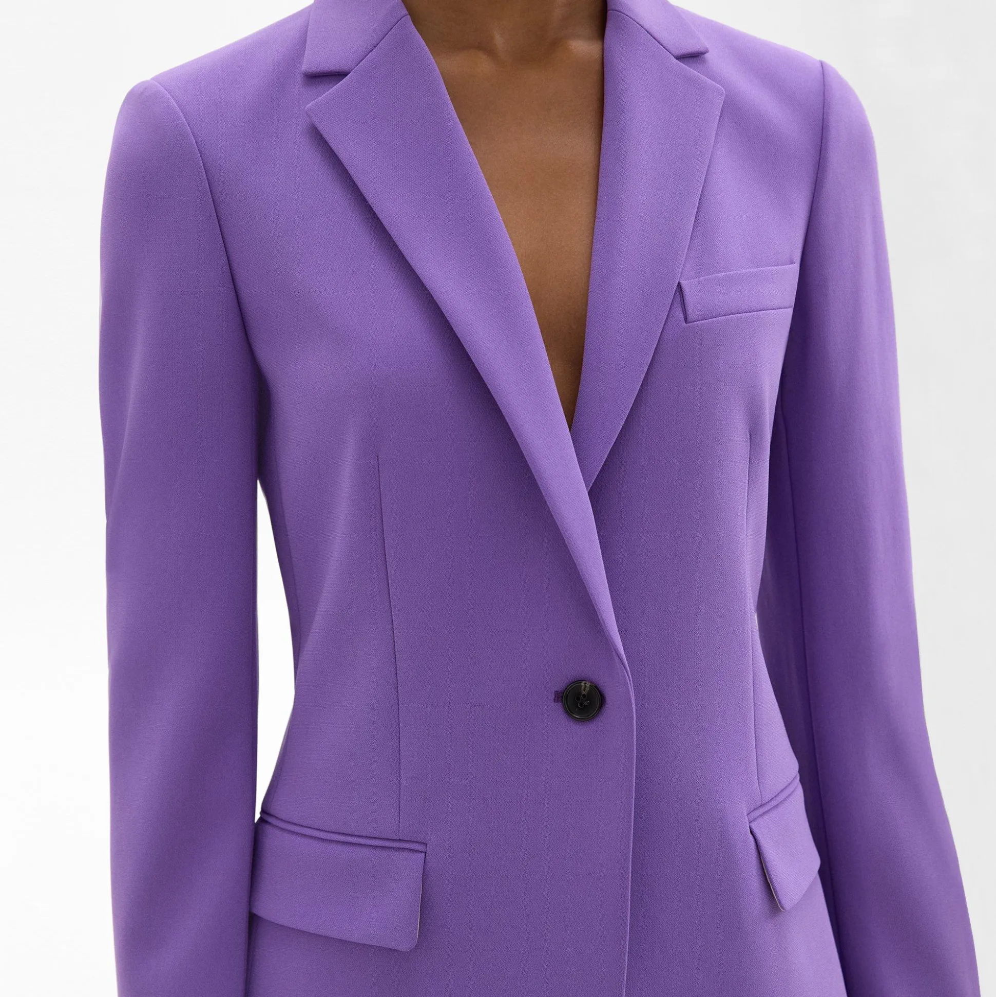 Theory Staple Blazer In Admiral Crepe-Women Suits|Blazers + Jackets
