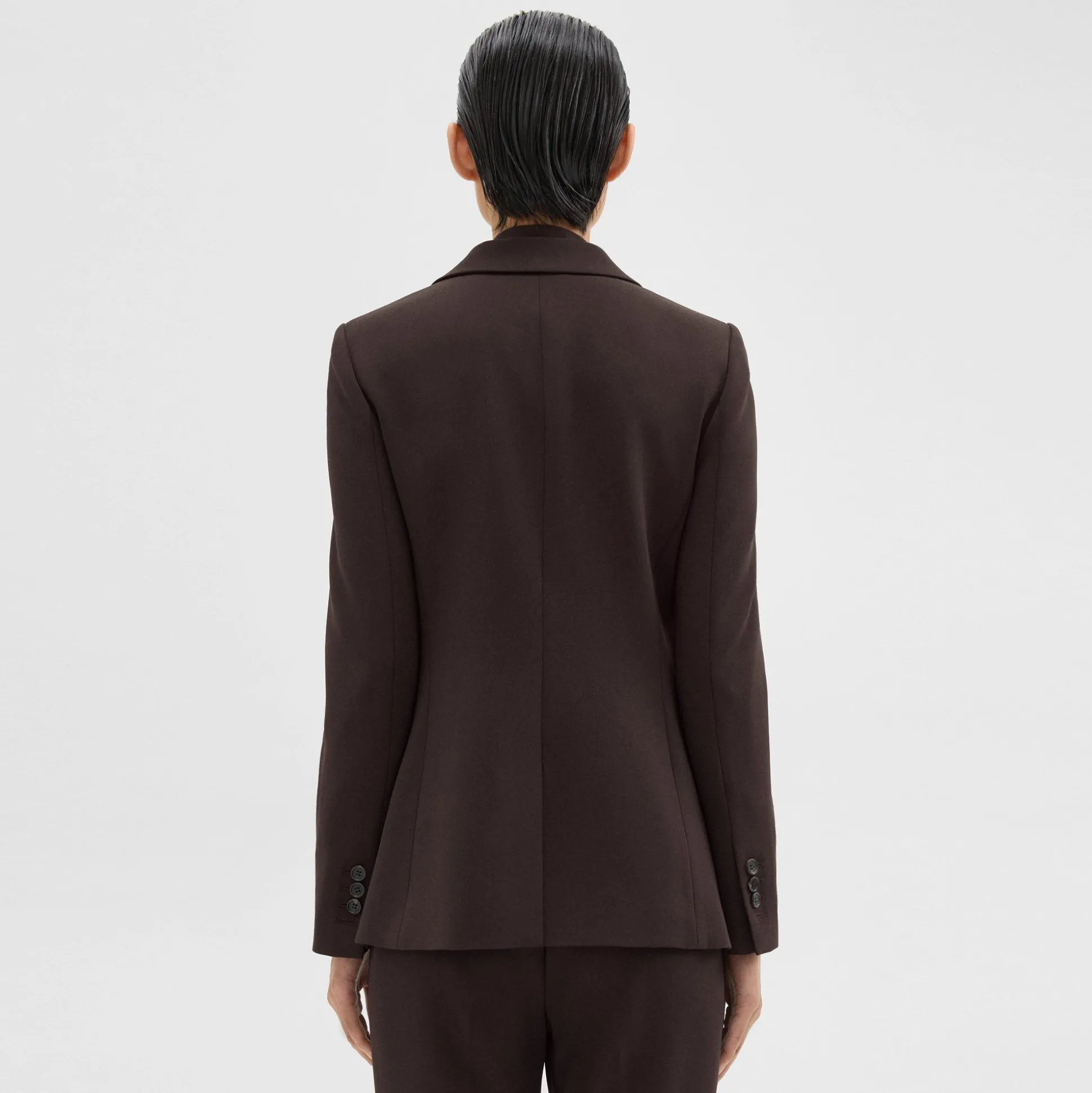 Theory Staple Blazer In Admiral Crepe-Women Suits|Blazers + Jackets