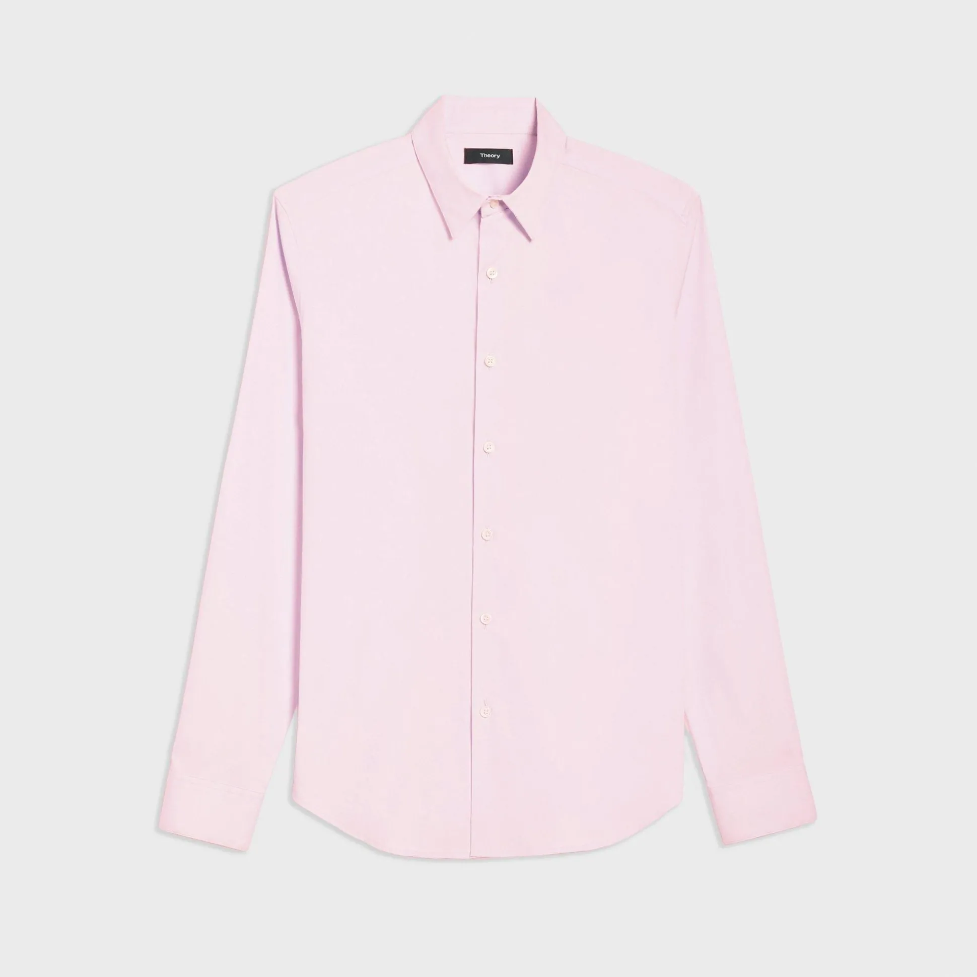 Theory Sylvain Shirt In Good Cotton-Men Shirts