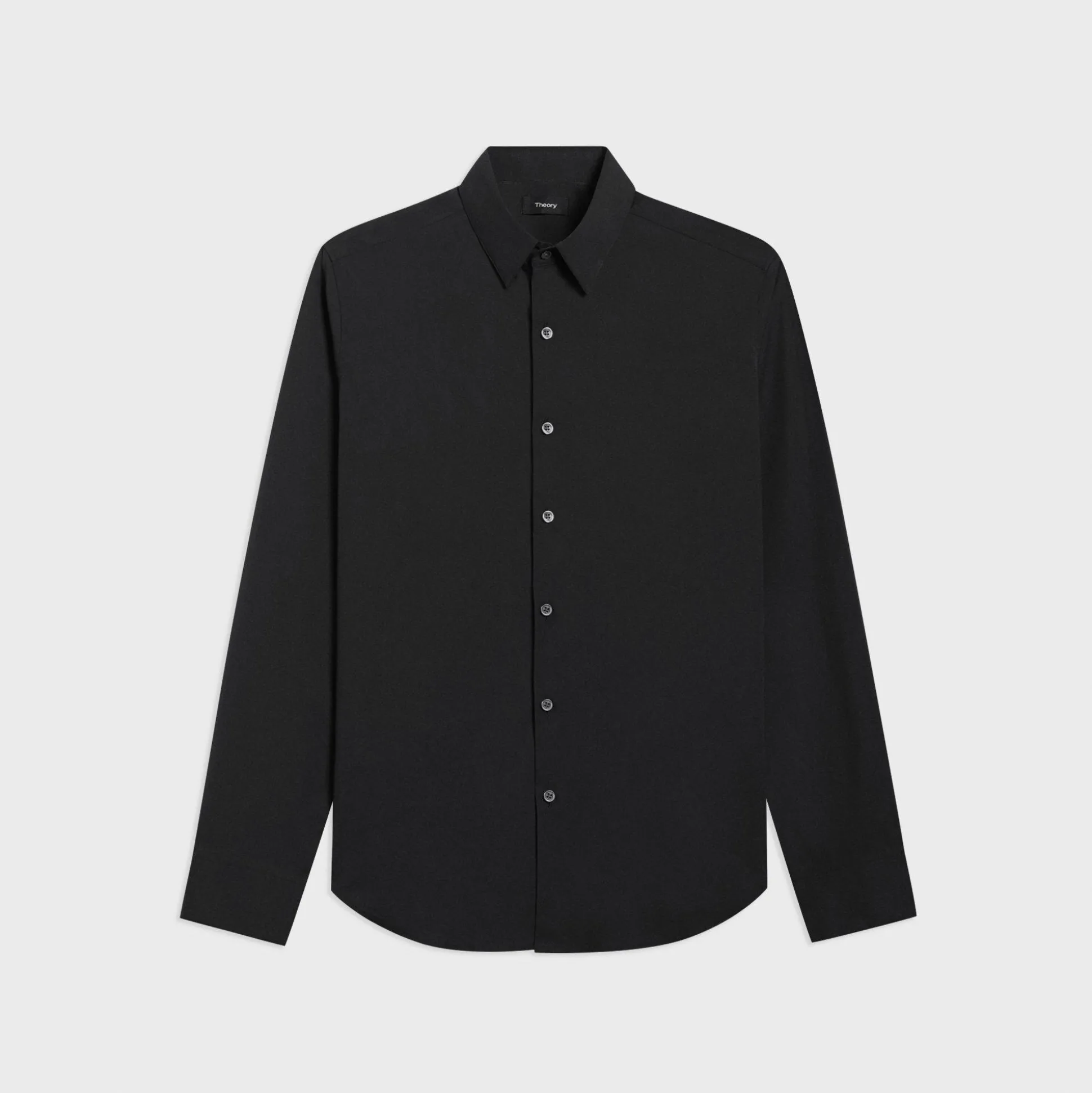 Theory Sylvain Shirt In Good Cotton-Men Shirts