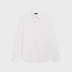 Theory Sylvain Shirt In Good Cotton-Men Shirts