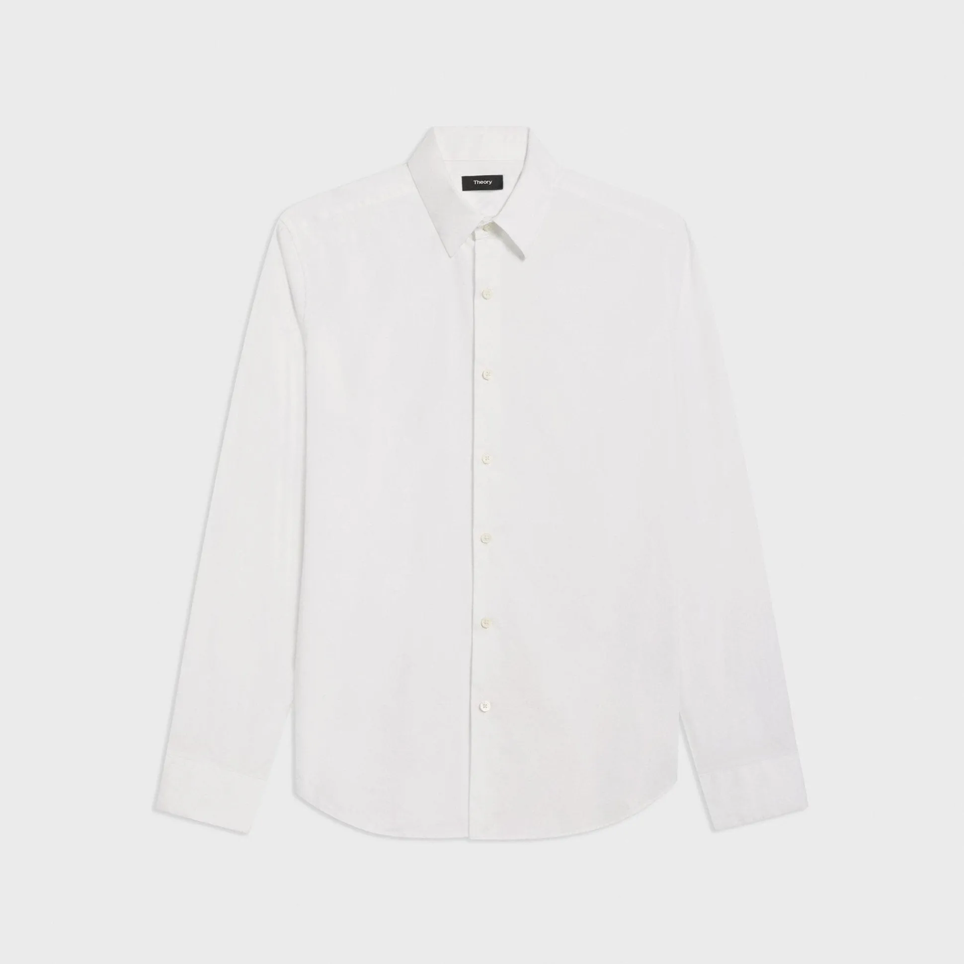 Theory Sylvain Shirt In Good Cotton-Men Shirts