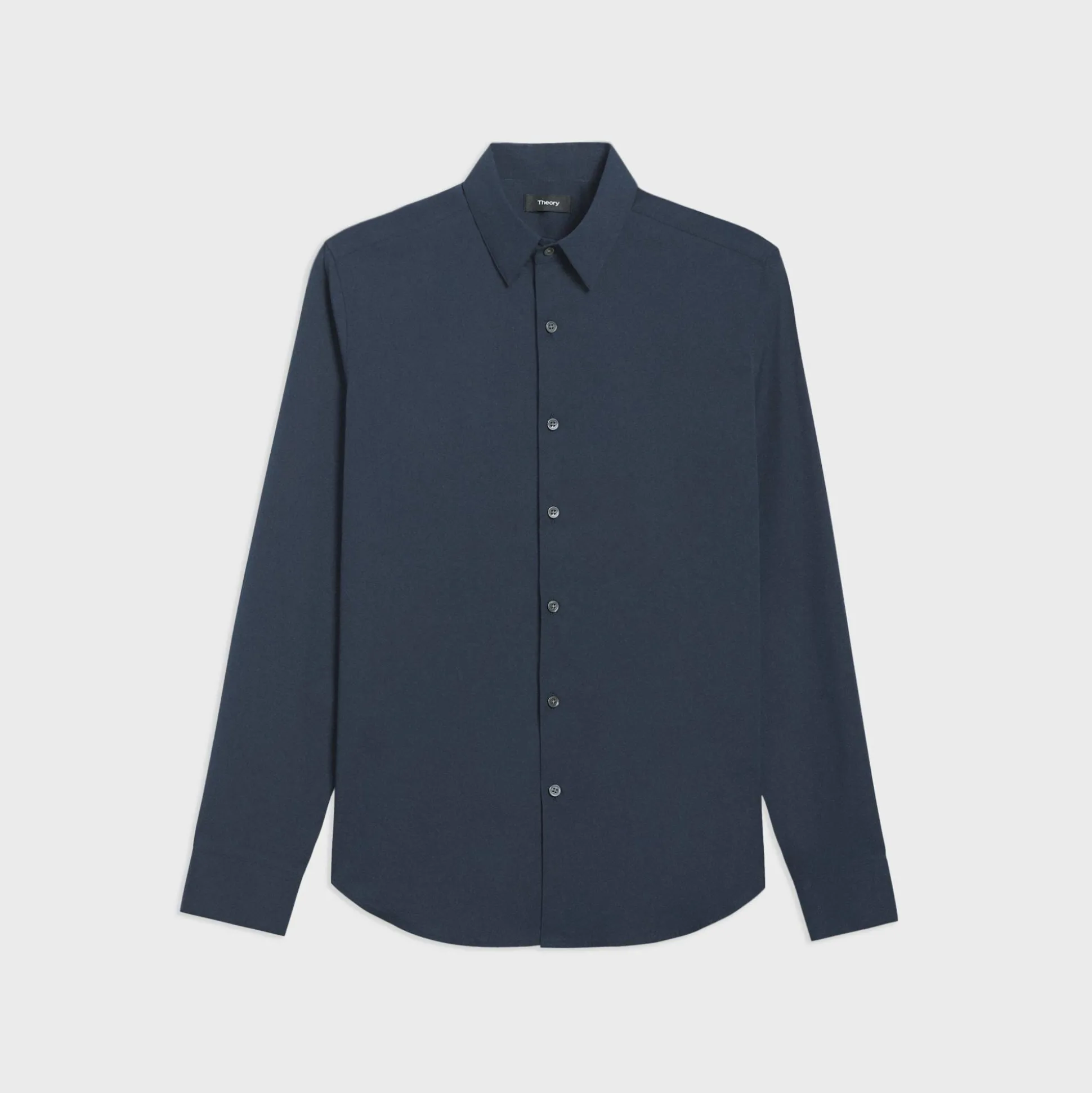 Theory Sylvain Shirt In Good Cotton-Men Shirts