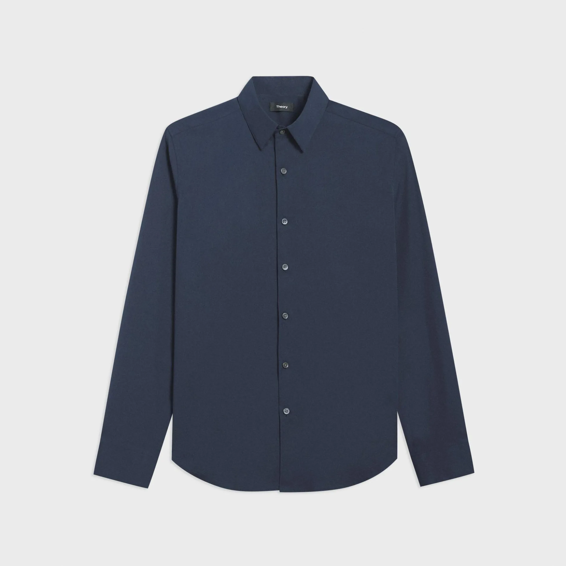 Theory Sylvain Shirt In Good Cotton-Men Shirts