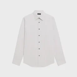 Theory Sylvain Shirt In Good Cotton-Men Shirts