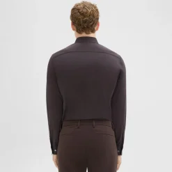 Theory Sylvain Shirt In Structure Knit-Men Shirts