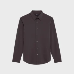 Theory Sylvain Shirt In Structure Knit-Men Shirts