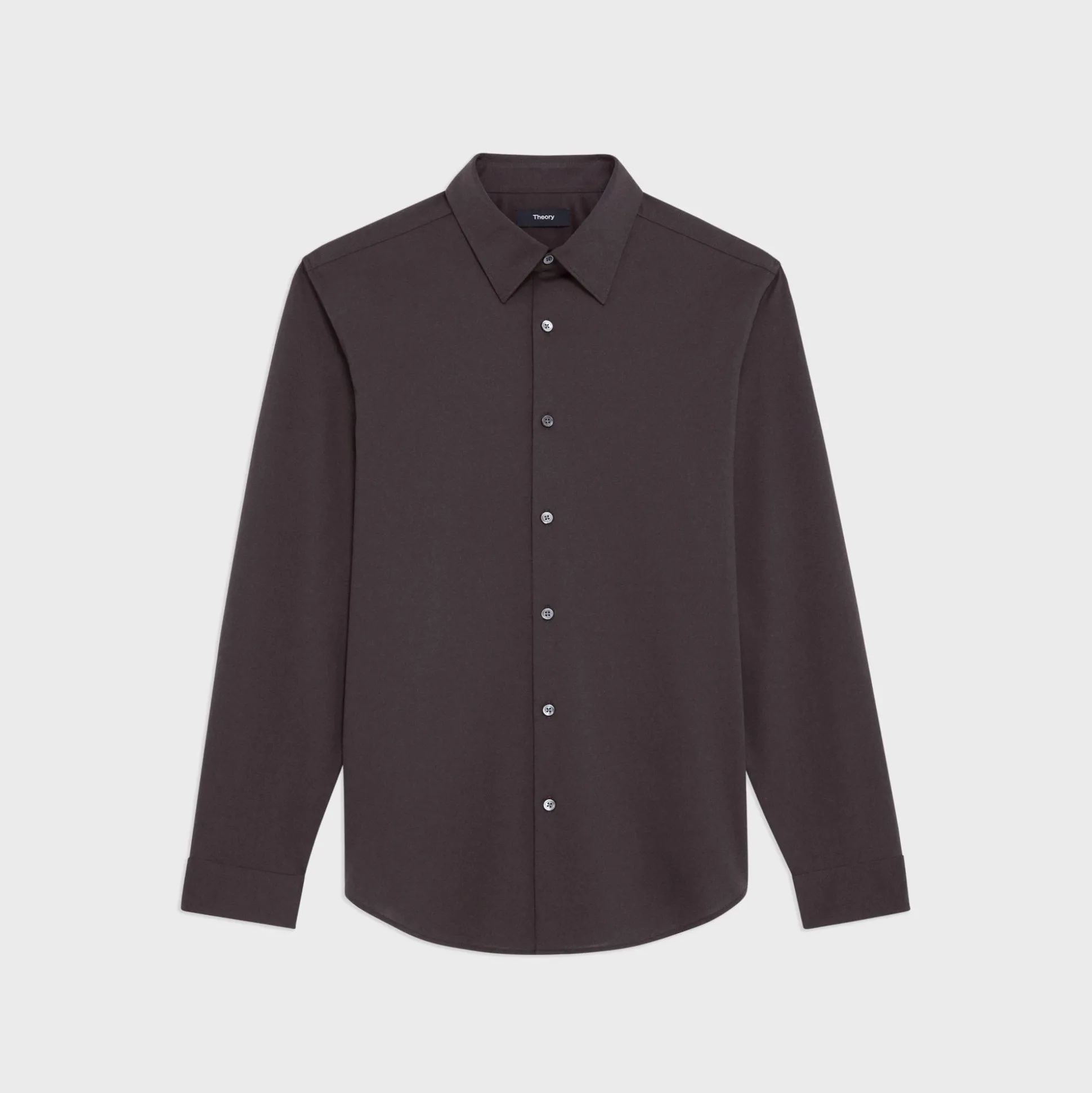 Theory Sylvain Shirt In Structure Knit-Men Shirts
