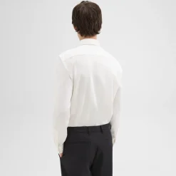 Theory Sylvain Shirt In Structure Knit-Men Shirts