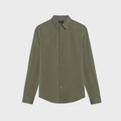Theory Sylvain Shirt In Structure Knit-Men Shirts