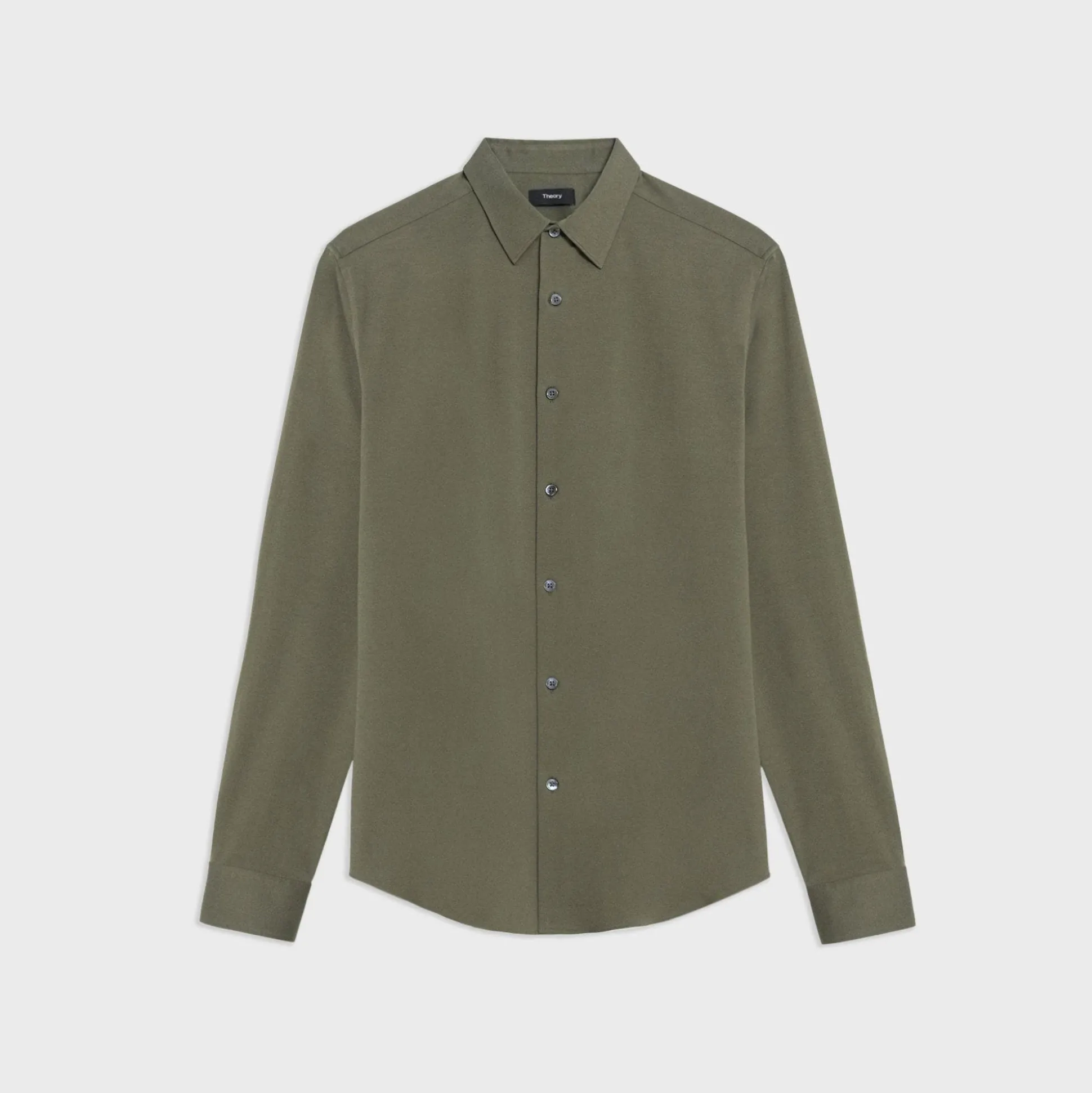 Theory Sylvain Shirt In Structure Knit-Men Shirts