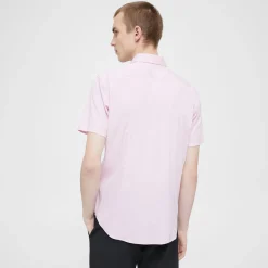Theory Sylvain Short-Sleeve Shirt In Good Cotton-Men Shirts