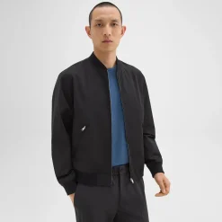 Theory Tailored Bomber Jacket In Foundation Twill-Men Outerwear