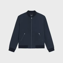 Theory Tailored Bomber Jacket In Foundation Twill-Men Outerwear