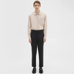 Theory Tapered Pinstripe Flannel Pant-Men Pants