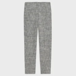 Theory Tapered Slim Pant In Canvas Tweed-Women Pants