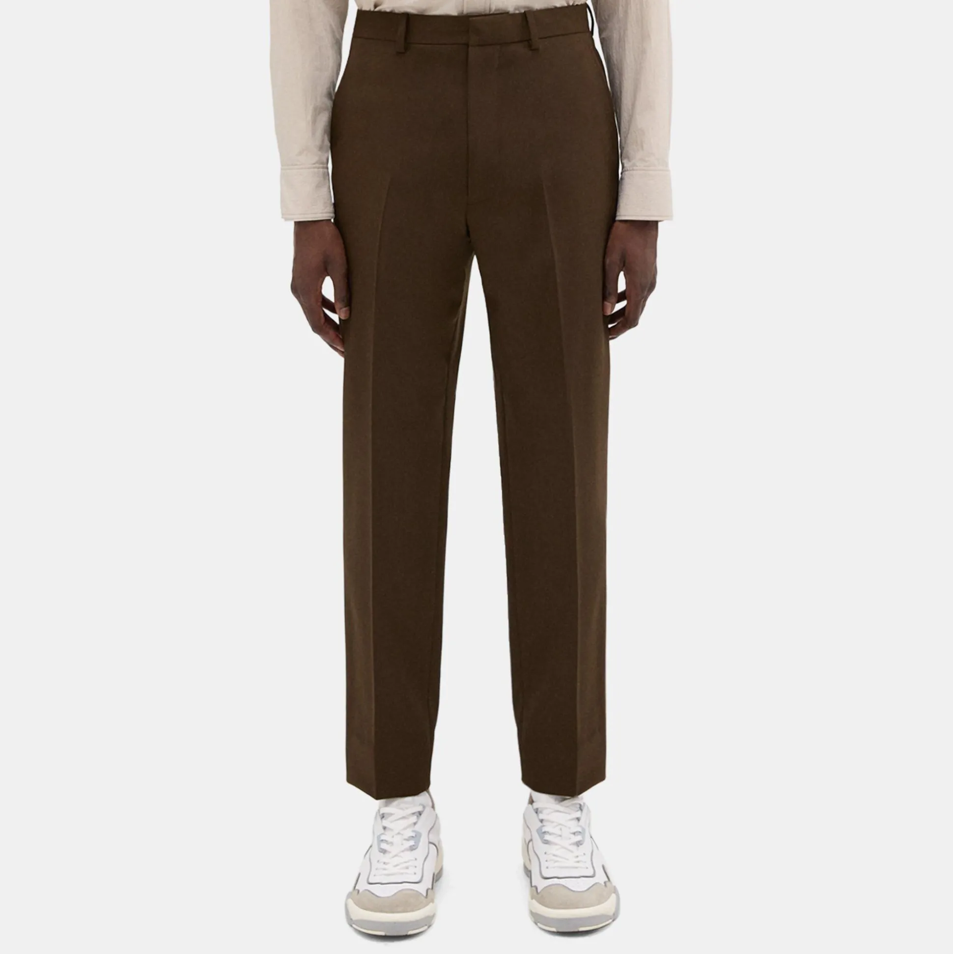 Theory Tapered Wool Gabardine Pant-Men Pants