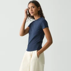Theory Tiny Tee In Organic Cotton-Women T-Shirts