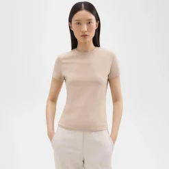 Theory Tiny Tee In Organic Cotton-Women T-Shirts