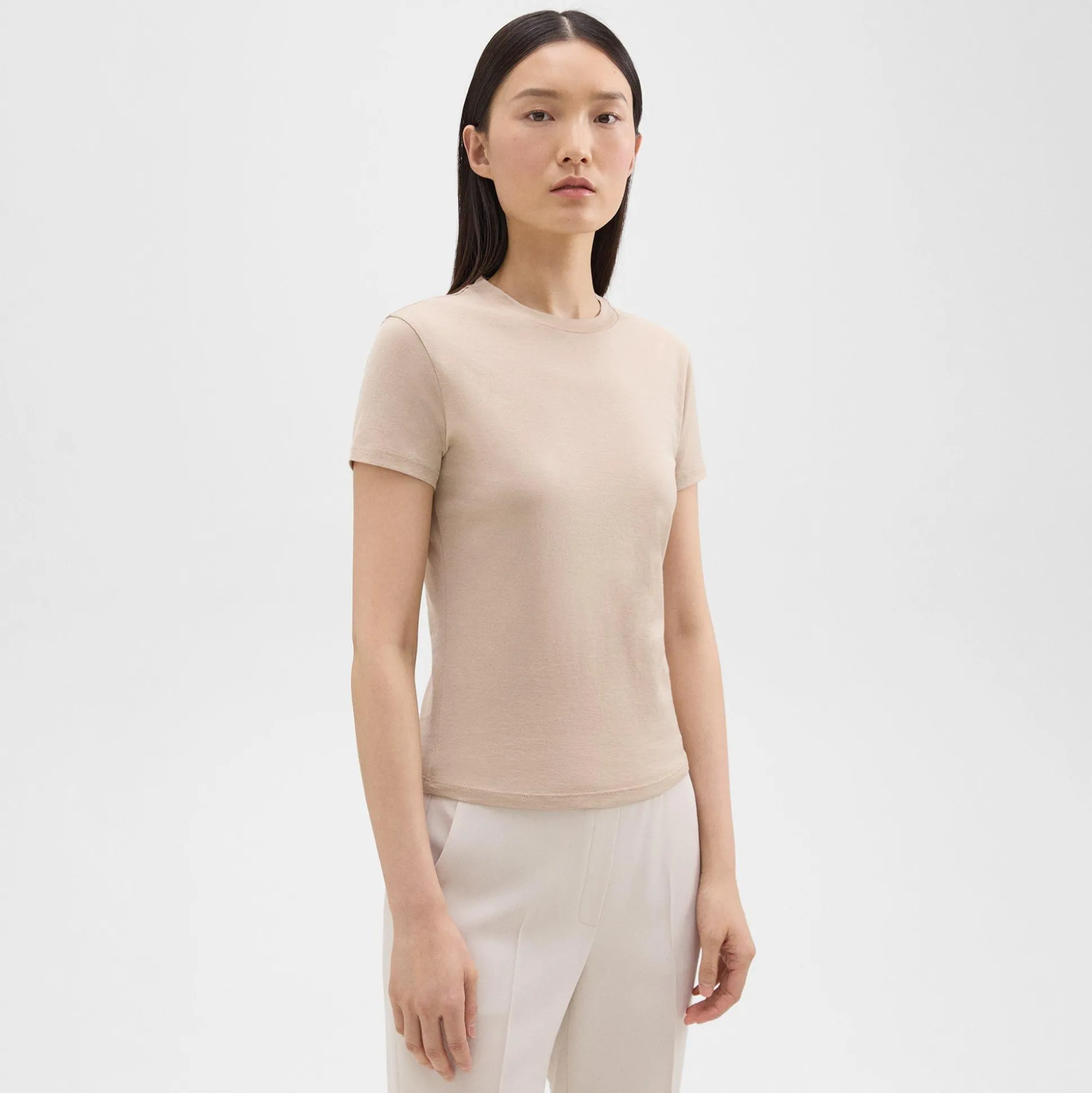 Theory Tiny Tee In Organic Cotton-Women T-Shirts