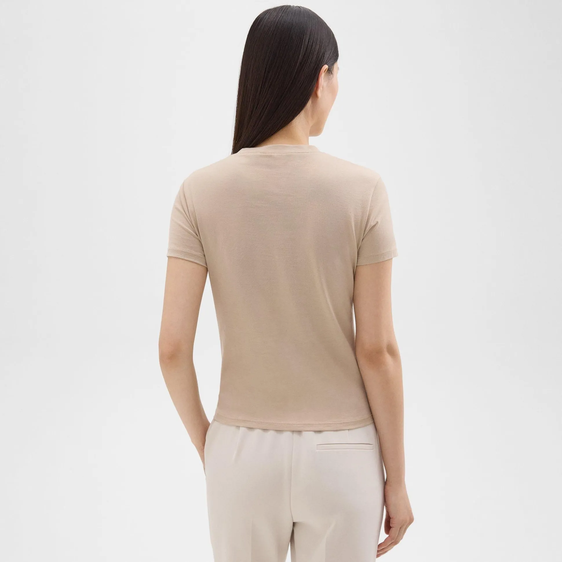 Theory Tiny Tee In Organic Cotton-Women T-Shirts